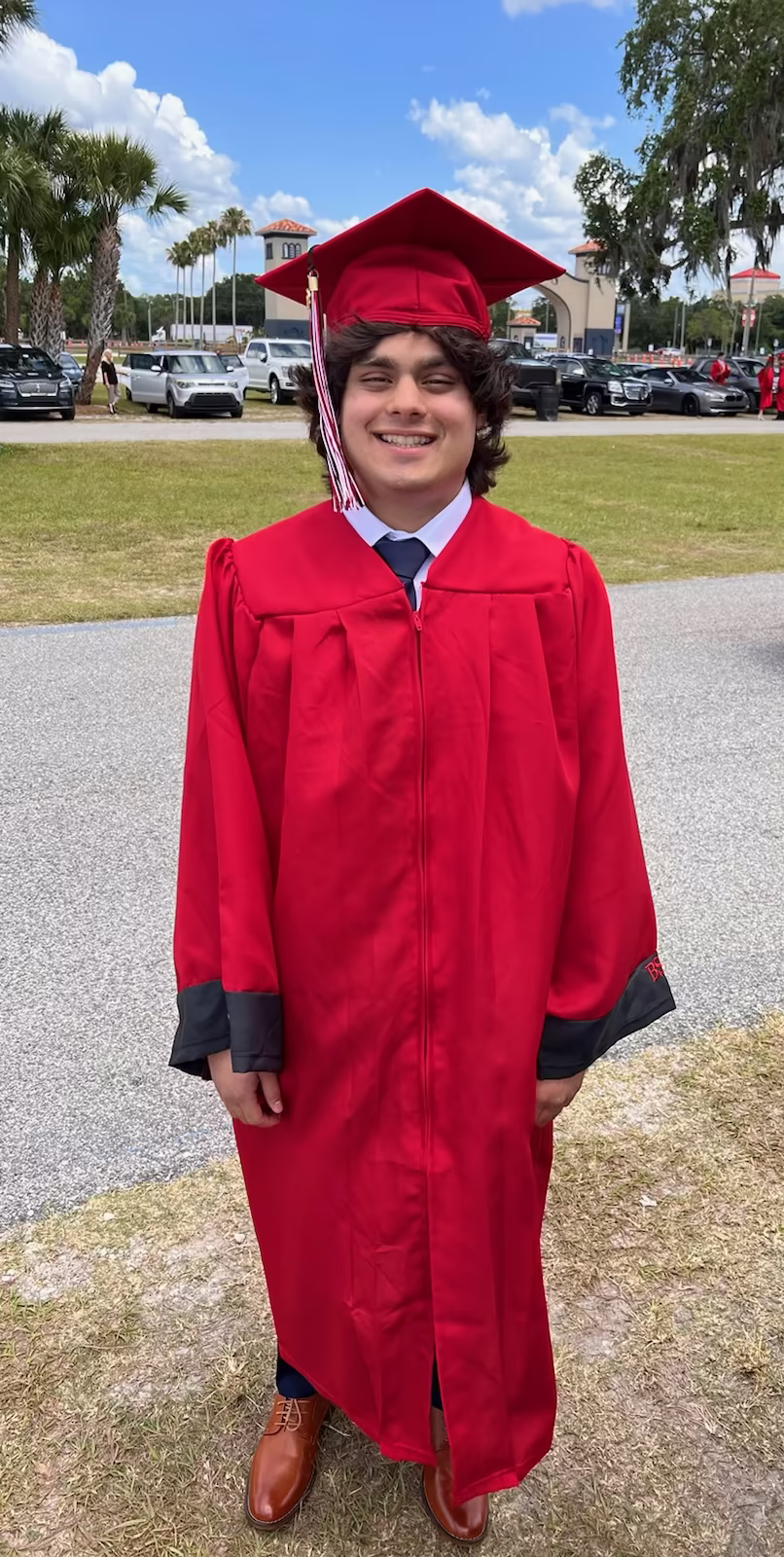 Landon last year at his High School Graduation