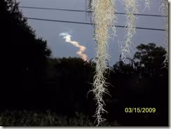 Space Shuttle Launch Seen from my house